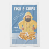Fish and Chips キッチンタオル (縦)