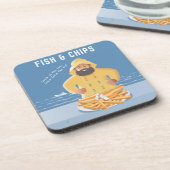 Fish and Chips コースター (左側)