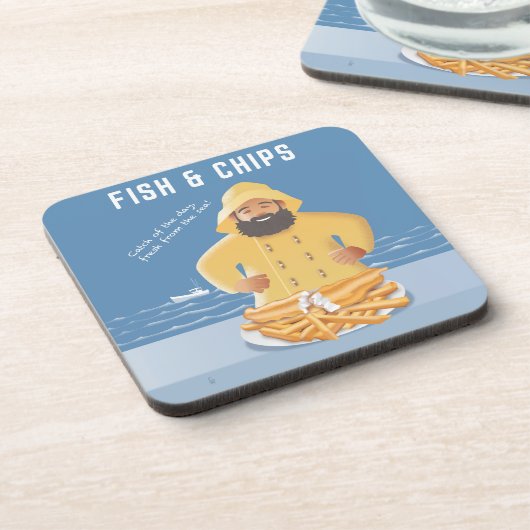 Fish and Chips コースター (左側)