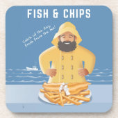 Fish and Chips コースター (正面)