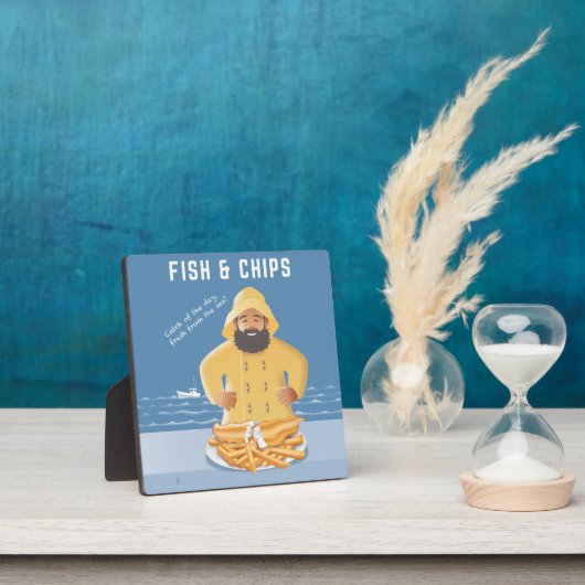 Fish and Chips フォトプラーク (インサイチュ)