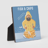 Fish and Chips フォトプラーク (正面)