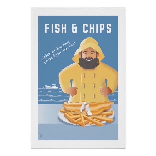 Fish and Chips ポスター (正面)