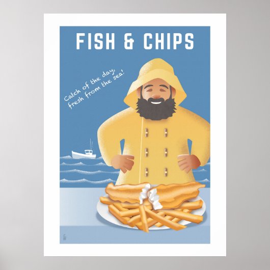 Fish and Chips ポスター (正面)