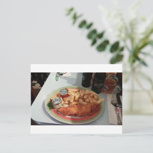 fish-and-chips ポストカード (スタンド正面)