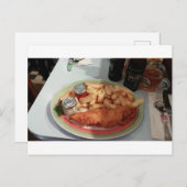 fish-and-chips ポストカード (正面/裏面)
