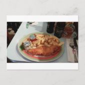 fish-and-chips ポストカード (正面)