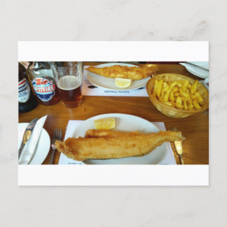 Fish and chips ポストカード
