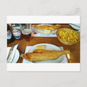 Fish and chips ポストカード (正面)