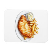 Fish and Chips マグネット (横)