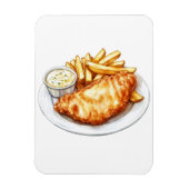 Fish and Chips マグネット (縦)