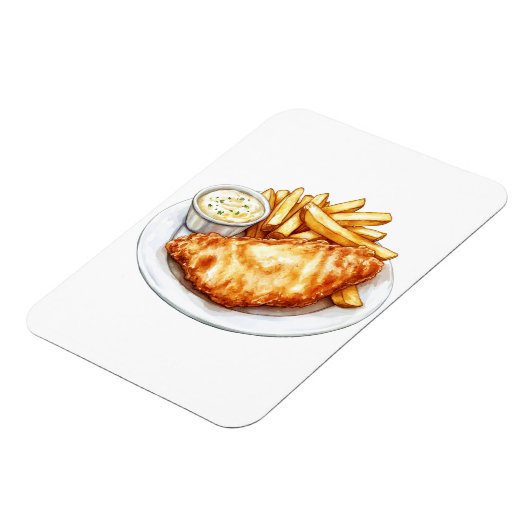 Fish and Chips マグネット (左側)