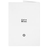 Fish and Chips card (裏面)