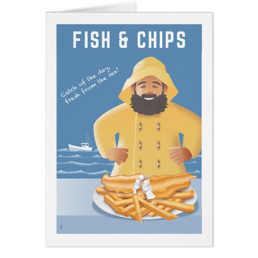 Fish and Chips card (正面)