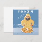 Fish and Chips postcard (正面/裏面)