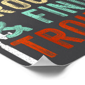 Fish Around And Find Trout Funny Fishing Fishermen ポスター (角)