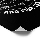 Fish Around And Find Trout Funny Fishing Fishermen ポスター (角)