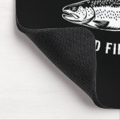 Fish Around And Find Trout Funny Fishing Fishermen マウスパッド (コーナー)