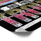 Fish Around And Find Trout Funny Quote For Fisherm ポスター (角)