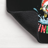 Fish Around Find Trout, Funny Fisherman Fishing Ch マウスパッド (コーナー)