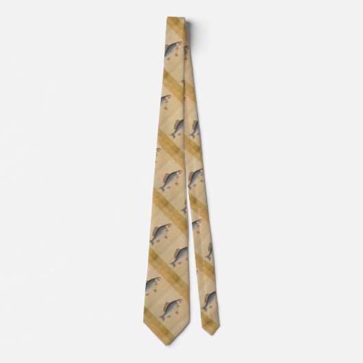 Fish+artwork+design+fishing+fishy Neck Tie ネクタイ (正面)