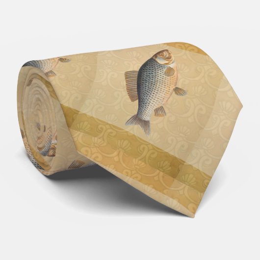 Fish+artwork+design+fishing+fishy Neck Tie ネクタイ (ロール)