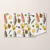 Fish Bathroom Towel Sets バスタオルセット (ハンドタオル)