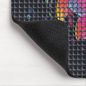 Fish Behind Net Illustration マウスパッド (コーナー)