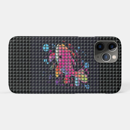 Fish Behind Net Illustration Case-Mate iPhoneケース (裏面(横))