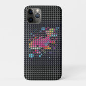 Fish Behind Net Illustration Case-Mate iPhoneケース (裏)