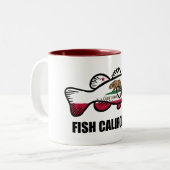 Fish California Bass ツートーンマグカップ (正面左)