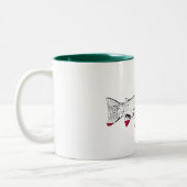 Fish California Trout ツートーンマグカップ (左)