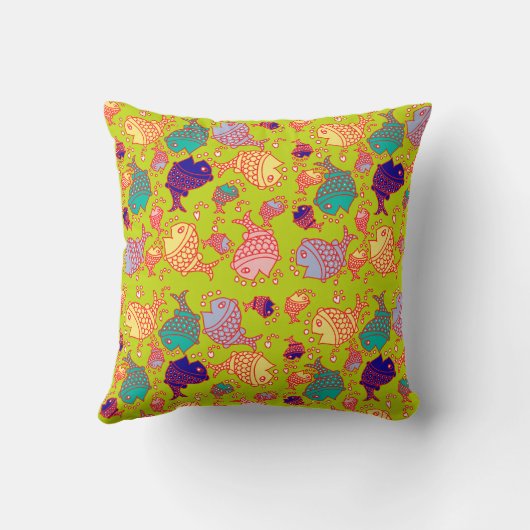 Fish design クッション (裏面)