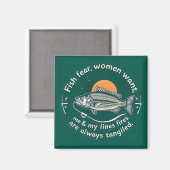 Fish Fear & Women Want マグネット (正面/裏面)