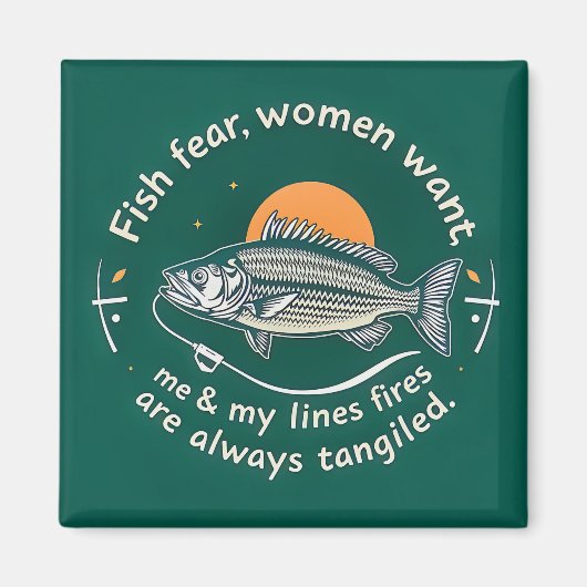 Fish Fear & Women Want マグネット (正面)