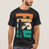FISH Fisher silhouette Tシャツ (正面)