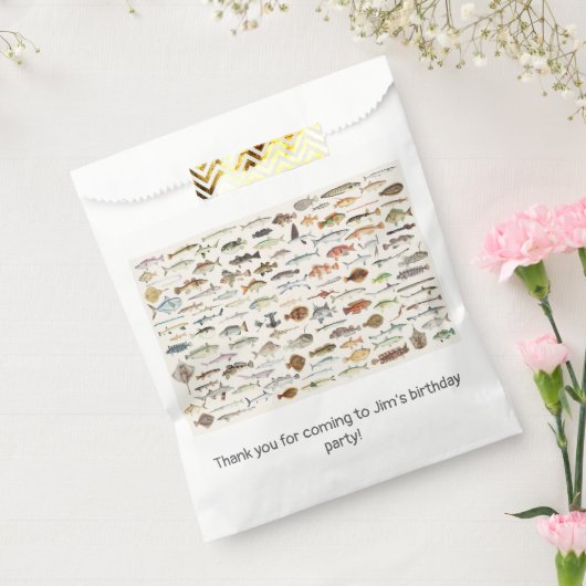 Fish Fishing フェイバーバッグ (封をした状態)