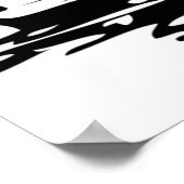 Fish Fishing Comic Fisherman Funny Cartoon ポスター (角)