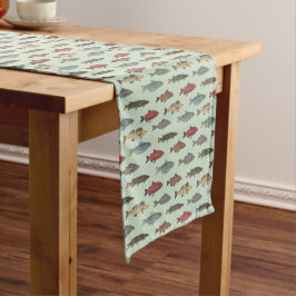Fish Fishing Table Runner ショートテーブルランナー