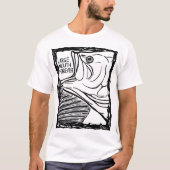 Fish Forever EYES : LARGEMOUTH BASS Tシャツ (正面)