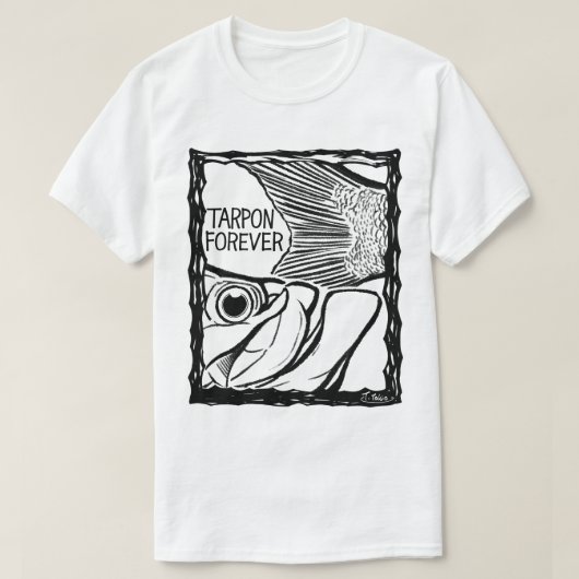 Fish Forever EYES :TARPON Tシャツ (デザイン正面)
