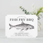 Fish FrYミニマルパーティー招待状 招待状 (スタンド正面)