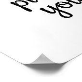 Fish Gender Reveal - Please wear your guess ポスター (角)