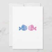Fish-he or Fish-she gender reveal invitation 招待状 (裏面)