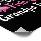 Fish-he Or Fish-she Grandpa To Be Gender Reveal Ba ポスター (角)