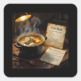 Fish head soup caribbean スクエアシール