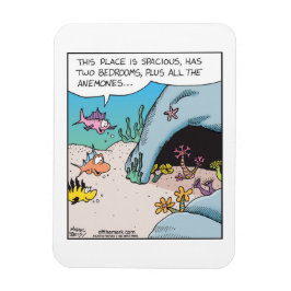 Fish house hunting with all the anemones Magnet  マグネット