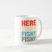 Fish Hunting Fishing Fishrod Fisherman Gone Fishin コーヒーマグカップ (正面右)