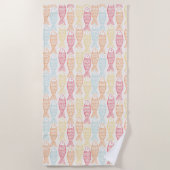 Fish in the ocean summer  ビーチタオル (正面)