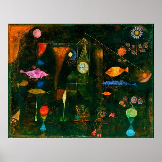 Fish Magic by Paul Klee (1925) ポスター (正面)